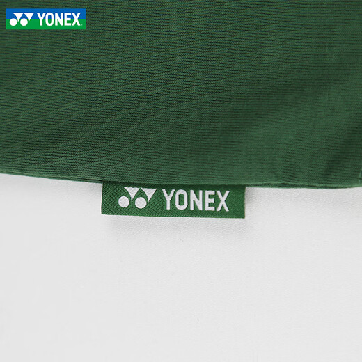 
YONEX Yonex Badminton Clothes Men's Short Sleeve T-Shirt YY Quick Dry Sportswear Top 16833CR 16833CR Sports T-Shirt Olive Green L