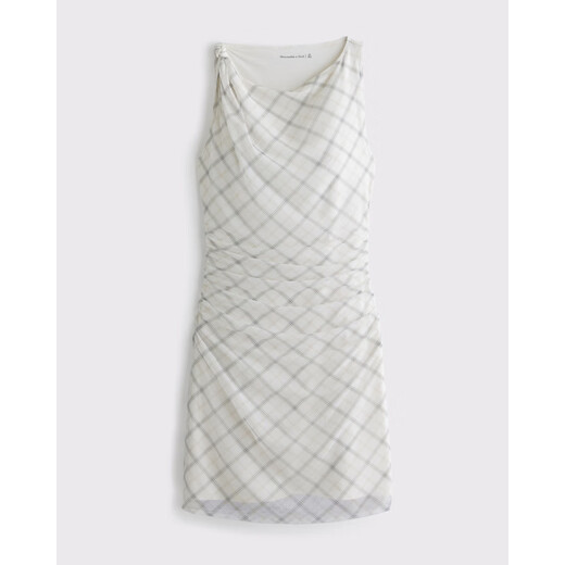 Abercrombie / Fitch Women's 25 Summer New Sexy Hot Girl Ins Style Diseño Slim sin mangas KI159-6231 White Print XXS 160 / 80A Versión estándar