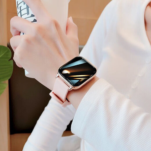 Smartphone-Armband Smart Watch für Männer und Frauen, die Vollfunktionen Blutdruck Herzfrequenz Schlaf All-in-One Watch Gray-White Silber Health Monitoring-Offline-Zahlungsbluetooth