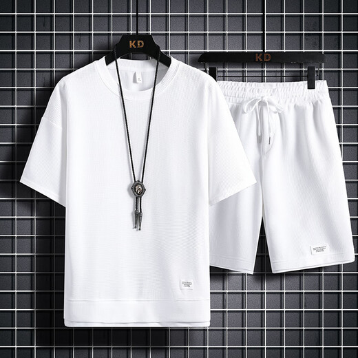 Guan Chen Guangzhou Camiseta de 13 líneas Waffle Camiseta de manga corta Summer Summer Loose Sports Ports de color caqui