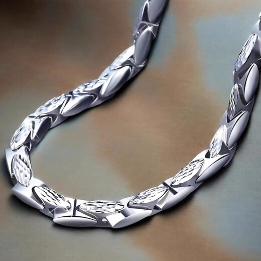 DL 1998 Fat Dong Lai same style platinum necklace men cool and handsome platinum pt950 platinum necklace pendant pt999 platinum model 62CM