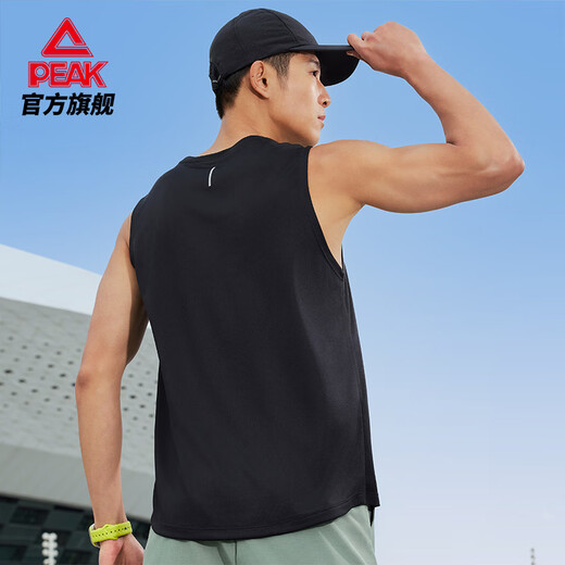 匹克二次呼吸运动背心男夏季速干衣透气上衣户外无袖跑步背心DF652017