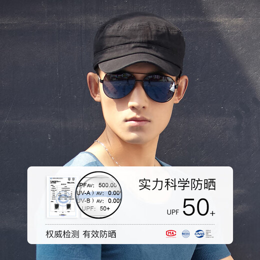 FANCET hat men's autumn and winter large head peaked cap Korean style men's flat top military hat casual short brim cotton baseball cap 60cm