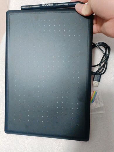 Wacom原装二手 ctl672手写板手绘板数位板手写板网课画画专用osu入门 98新全套+防护膜+收纳包