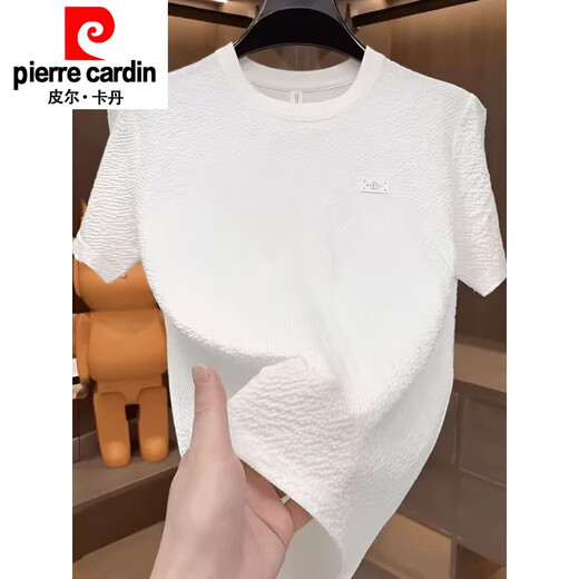 Pierre Cardin 2025 T-shirt à manches courtes pour hommes dans un t-shirt polyvalent de luxe léger d'été