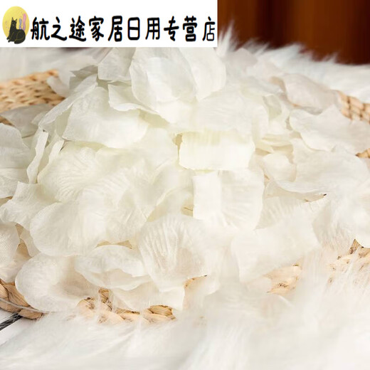 Simulierte Hochzeit Rose Blütenblätter Hochzeitsgeburtstagshand hat Blumen bestreut, um den Liebesvorschlag romantische Hochzeitsraumdekoration Chinesischer Valentinstag Red 1 Pack (1200 Stück) auszudrücken (1200 Stück)