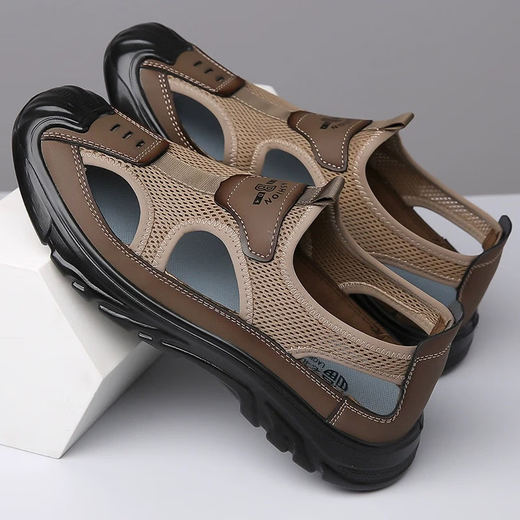 P.YH.ZH TAVERON SELECCIONADOS SOLUMAS SUMERACIONES DE SANTRA ALMENTABLES ALGUNOS MESH AGUJERO MESH SHATH Sports and informal Beach Shoes S826 Gray 38
