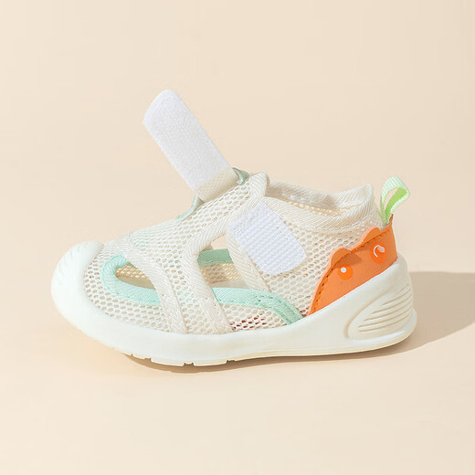 Tombeck-Babysandalen für Jungen und Mädchen Sommer Kleinkindschuhe 1-3 Jahre alte Babysandalen Weiche Lösche Babyschuhe Ozean Blau 20#