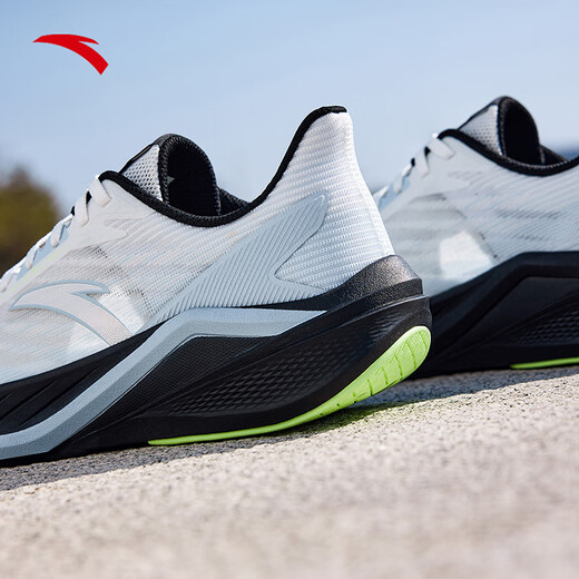 安踏凌风丨轻便缓震跑步鞋男鞋网面透气软底运动鞋慢跑鞋舒适跑鞋