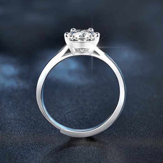 MZMZ platinum ring women's pt950 platinum knot engagement fashion new diamond ring Valentine's Day gift for girlfriend and wife next day delivery/light luxury four-claw moissanite diamond ring