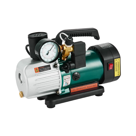 Jieyunmao vacuum pump rotary vane high vacuum vacuum packaging machine laboratory refrigerator air pump portable vacuum pump single double stage rotary vane vacuum pump 2RS-2