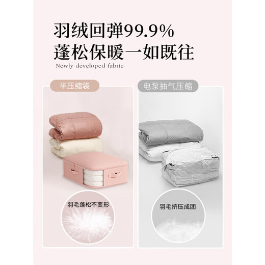 迈恻亦服收纳袋家用旅行压缩袋衣柜便携行李箱衣服整理专用 灰[带可视窗丨装满不坏丨拉扯不 三层款-巨无霸(52x42x90cm)[再多