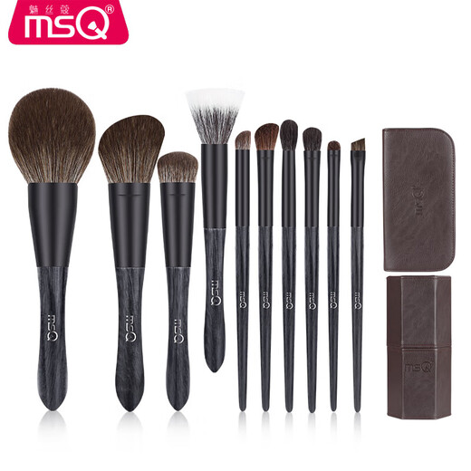 Meisiko Meisiko MSQ 10 Liu Dai makeup brush set full set of brushes concealer point color loose powder eye shadow brush animal hair