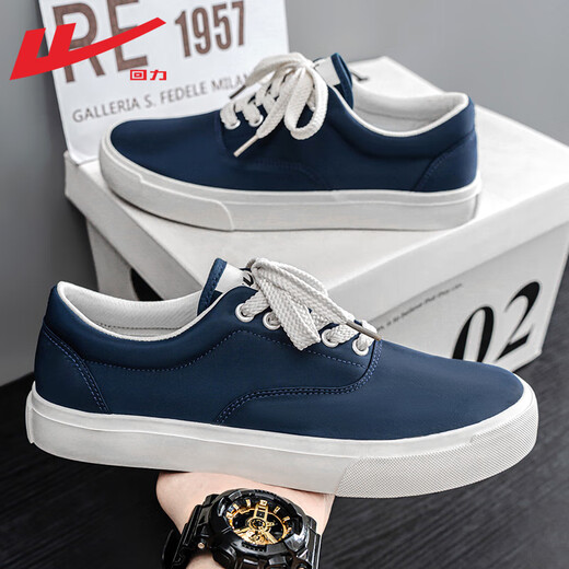 
Huili men's shoes canvas shoes men's spring new style 2025 men's classic casual sports breathable and versatile low-top shoes men's dark blue 42