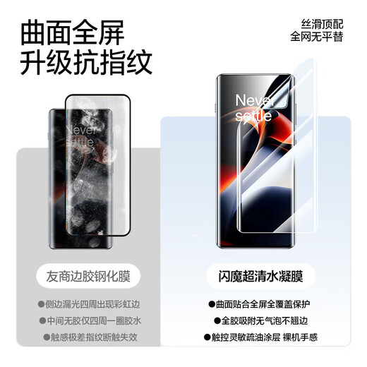 Flash magic suitable for Xiaomi 14pro/ultra mobile phone film xiaomi15pro/ultra tempered soft film hydrogel film full screen lamination high-definition anti-fingerprint protective film 2 pieces