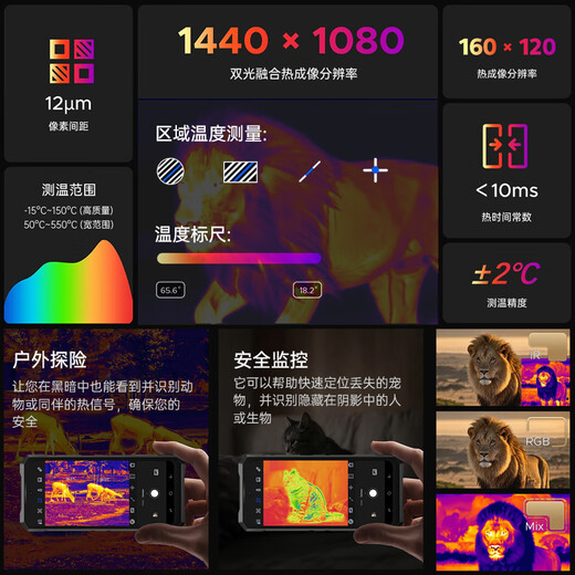 DOOGEE道格Fire6Max三防智能手机5G防水夜视热成像安卓超长待机 绿色 256G（国内版） 官方标配