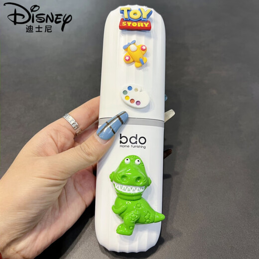 迪士尼（Disney）筷子勺子套装便携餐具收纳盒三件套小学生儿童上学一人专用单人装 米尼收纳盒 带不锈钢筷子勺子