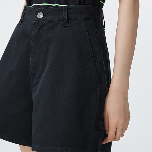 JNBY [gleiches Modell im Einkaufszentrum] 25 Sommer neue Shorts Frauen lose Weitbeine 5p5e12190 001/Black S