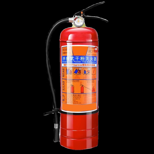 海啸TSUNAMI灭火器4公斤干粉手提式商铺用家用车用店用12358kg消防器材 4kg 干粉 4kg 含皮管公司/商铺80