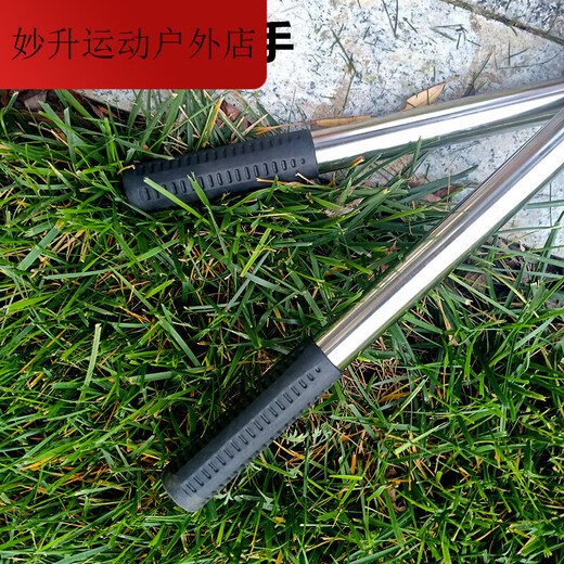 Meikejie stainless steel copy net fishing net telescopic positioning 3 meters copy net rod fishing net folding net pocket fishing gear 1.5m 40cm thickened yellow rod + diameter dense mesh net