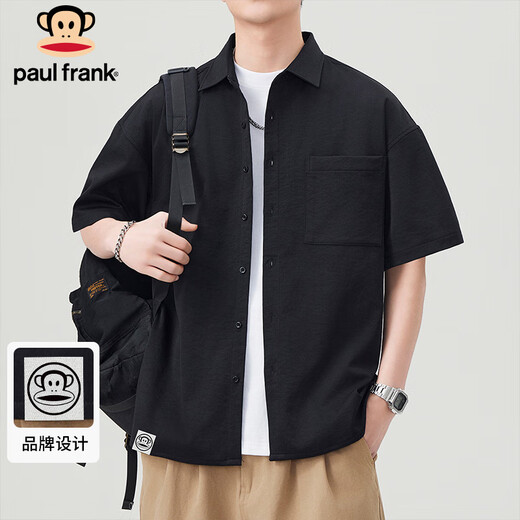 Big Mund Affe Kurzarm Shirt Herren Sommer Trendy Brand Casual Shirt Herren -Farbfarbe Top Simple Jacke Herren chinesische Valentinstagsgeschenk
