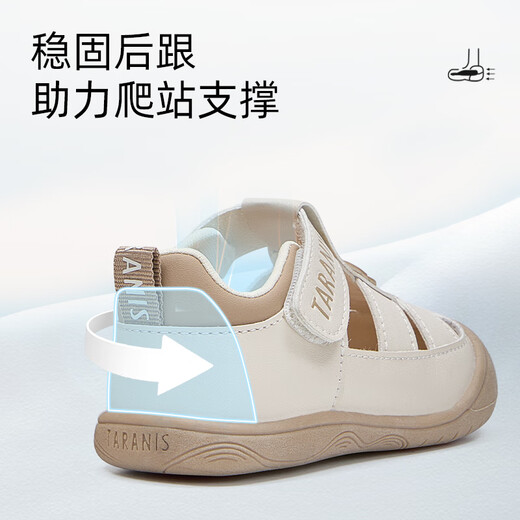 Tylanis summer sandals soft sole baby shoes breathable newborn baby shoes non-slip key shoes white/acoust color 19