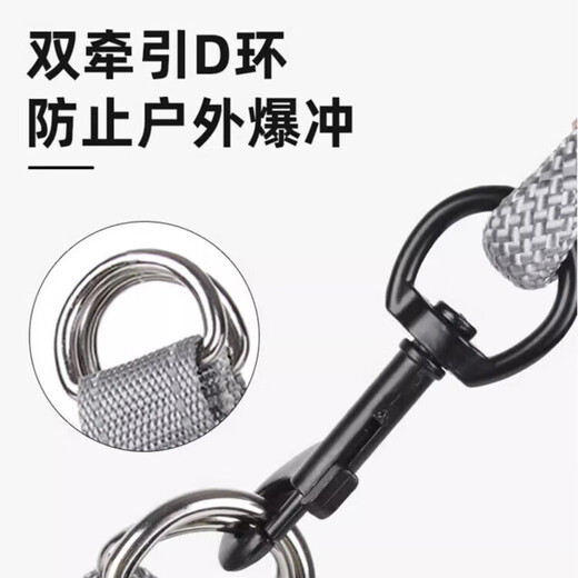 Miling dog leash dog leash set dog harness dog collar dog walking leash dog outing rope universal for small and medium-sized dogs gray chest harness without leash S size recommended 8-15 Jin Jin equals within 0.5 kg