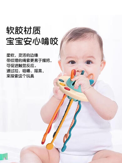 
DYAI baby toys 0-1 year old baby coaxing artifact 3-6 months five or six 9-12 fingers fine lala music Red octopus lala music four-in-one
