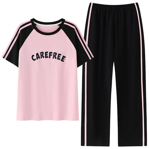 Hanrui Sommer-Frauen-Baumwoll-Kurzärmer-Pyjama zweiteilig 683 170 m