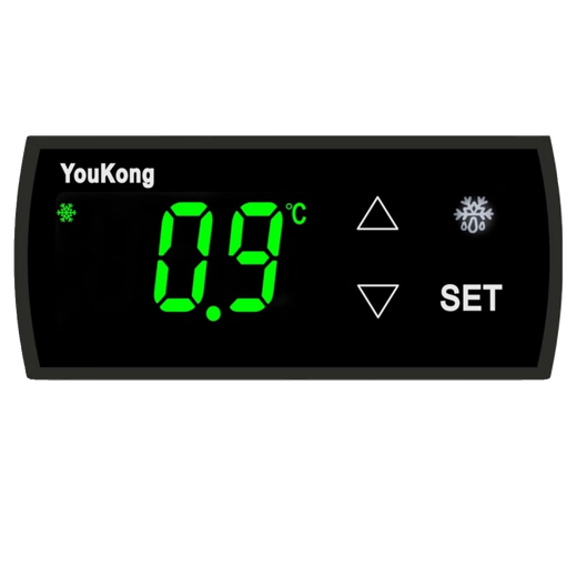 Funwudou customized intelligent temperature controller electronic digital display thermostat refrigerator freezer automatic hot and cold conversion adjustable temperature black YK-3010S cooling or heating