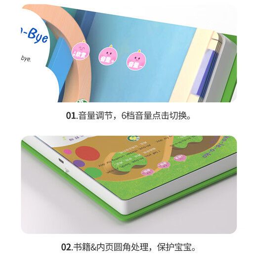 Les petits enfants aux grands yeux s'amusent en mathématiques audio point de lecture de voix livre de voix pour enfants apprentissage illumination de la machine éducative précoce 3-6 ans cadeau d'anniversaire de jouets [100 chansons pour enfants anglais] 2-6 ans