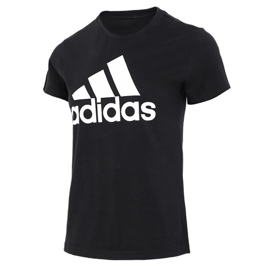 阿迪达斯 （adidas）女装运动套装25夏新款休闲经典透气短袖T恤宽松五分裤短裤两件套 GL0722+JE1309 L
