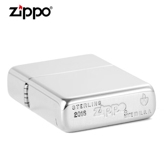 ZIPPO原装zippo打火机刻字 正版芝宝纯银打火机 厚壳镜面zp-26 ZIPPO纯银-镜面厚壳  TC9918QT