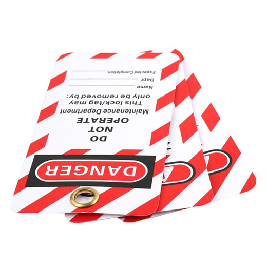 Winstable Winstable WST1018 Lockout and tagout safety lock and tag PVC padlock safety warning label (10 photos) LT11-C