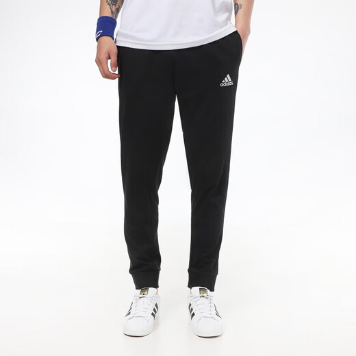 Adidas Herren Sportanzug 2025 Sommer Neue gewebte Kapuzenjacke Windschutz Jacke Strickhosen 2-teilige Set IB0381+GK9226 XS