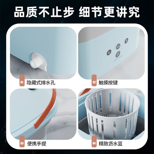 Washing machine, cat and dog clothes, toys, blankets, special Blu-ray elution integrated small washing machine, mini Blu-ray washing machine