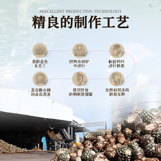 Ou shuai mexicain bouteille d'origine importée tequila tequila à vin étranger mélange de mélanges de vin en argent étiquette 750 ml 1 bouteille