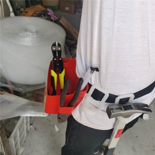 Vinoa woodworking special hammer hanging wrench accessories hammer hanging hammer hook nail box woodworking nail pocket hanging set waist hanging buckle full set thickened portable hammer hanging 1 pack