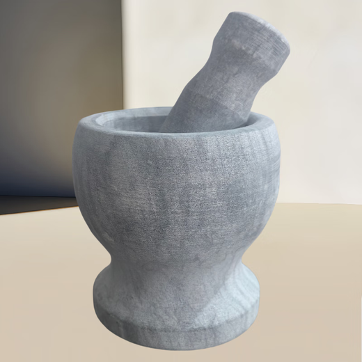 Stone garlic mortar garlic pounder garlic garlic masher garlic peeling natural bluestone mortar medium stone mortar 12 bluestone large models + stone hammer