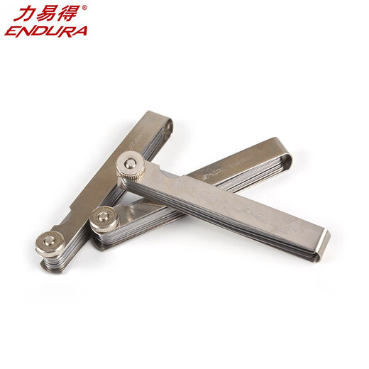 力易得ENDURA23件套塞尺 0.02mm/0.03/0.05/1.00mm塞规E9730 E9734 (0.02-1.0mm)