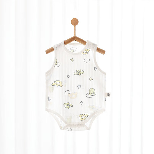 [Xia Qingcang Beileyibaoshi] ärmelloses reines Baumwolldreieck Ha-Shirt 0-3 Jahre alte Baby-Nah-Overall Crayon Fruit #6908 59 cm 1-3 Monate 8-12jin [Jin gleich 0,5 kg]
