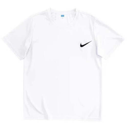 NBA KIDS-NIKE1392人收藏体育体考运动服篮球训练比赛夏季速干短袖跑 耐克白色套装 105 耐克L建议85-105斤