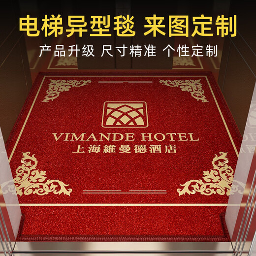 Shannixiu elevator carpet car mat wear-resistant, non-slip, water-absorbent and soil-rubbing foot mats, commercial home LOGO customization