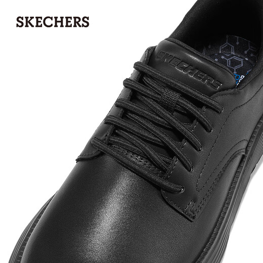 SKECHERS flash shoes men's business shoes autumn thin slip-on derby shoes soft sole comfortable work casual shoes 205353