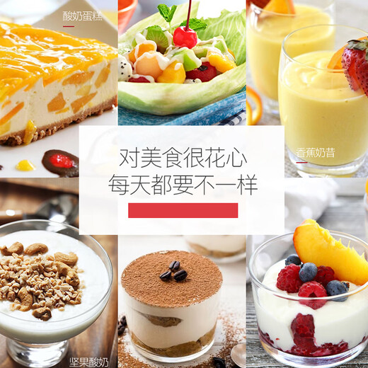 Junmo Home Machine de yogurt de acero inoxidable Copa de tamaño pequeño de tamaño pequeño Vino de arroz Máquina de fermentación Natto Dormitorio totalmente automático One Person come Copa de tamaño azul ácido (da 10 polvo de fagensis pequeño)