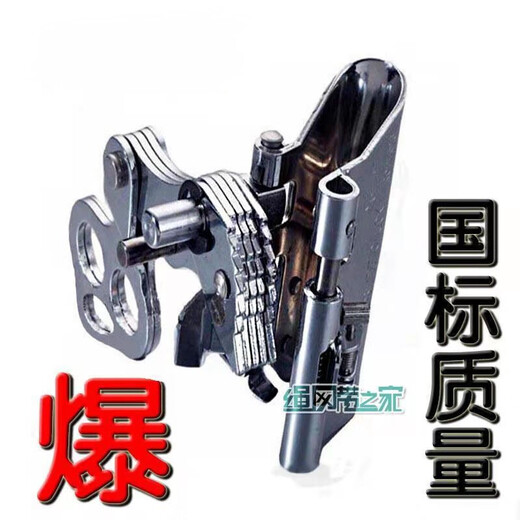 National standard anti-fall device self-locking device safety rope safety lock high-altitude hanging basket exterior wall buckle wire rope lock buckle automatic buckle thickened 16-20 mm rope for