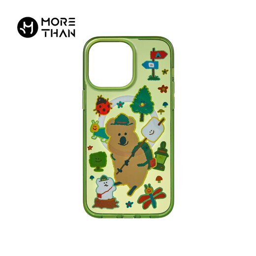 Mozan Color Series iPhone 15 Pro Max Colorful Magnetic Phone Case Camping Green Apple Phone Case