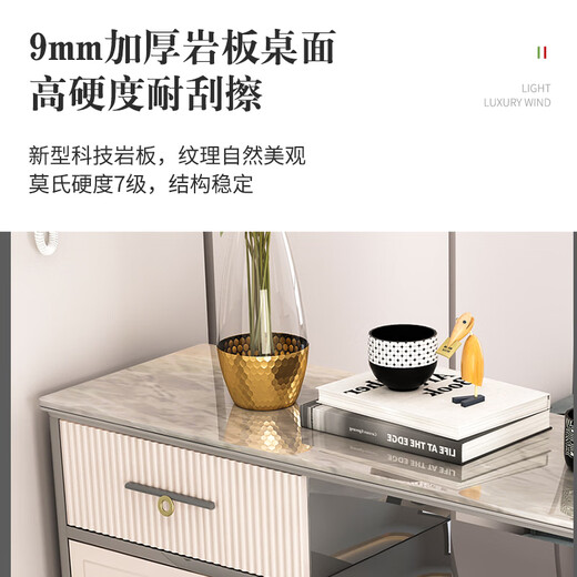 瑞美信轻奢鞋柜门口双面玄关柜一体烤漆客厅沙发挡柜隔断家用有门带抽屉 RD6625双面鞋柜115cm长 组装 框架结构