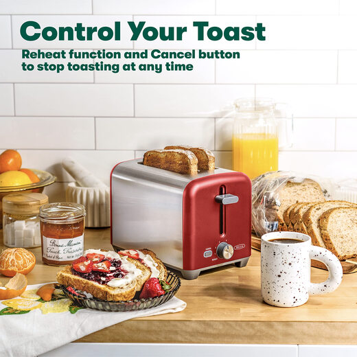 BELLA household toaster, stainless steel toaster, small kitchen appliances