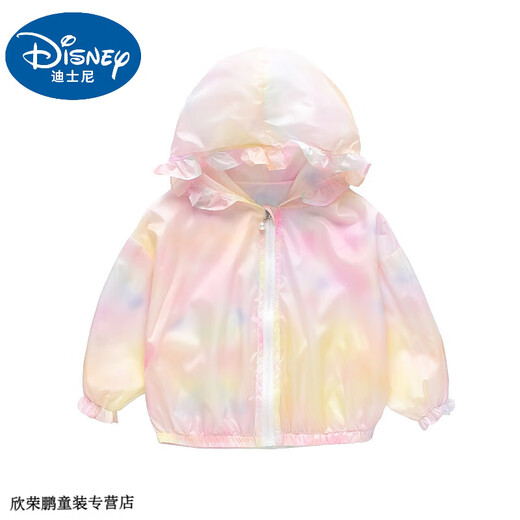 Disney baby girl summer sun protection clothing thin coat 2025 new summer clothing baby girl Korean style style infant sun protection clothing Violet 100 recommended 90-100cm3-4 years old cm